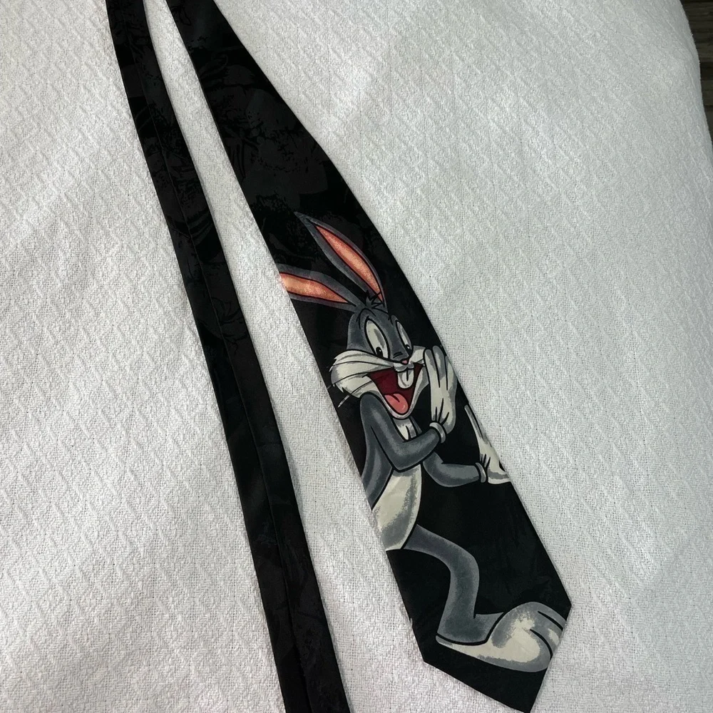 Bugs Bunny Neck Tie Vintage 90s Looney Tunes Men’s Neck Tie